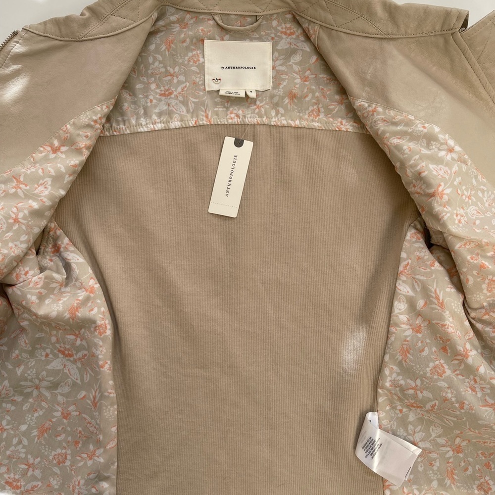 Anthropologie vegan leather jacket NWT - Picture 10 of 13